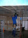 2005-12-21 Glespanelen i taket nästan färdig